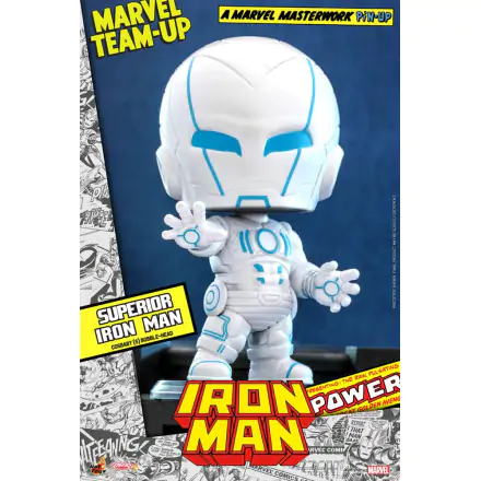 Marvel Comics Cosbaby (S) Minifigur Superior Iron Man 10 cm termékfotója