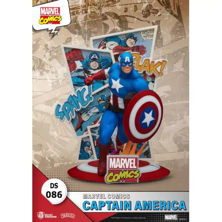 Marvel Comics D-Stage Amerika Kapitány PVC Diorama szobor 16 cm termékfotó