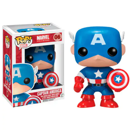 Marvel Comics POP! Vinyl Bobble-Head Amerika Kapitány termékfotó