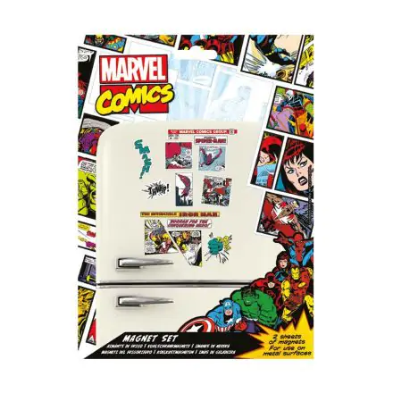 Marvel Comics Retro Heroes hűtőmágnes termékfotója