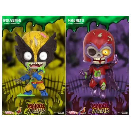 Marvel Cosbaby Wave 1 Wolverine & Magneto Zombies Set termékfotó