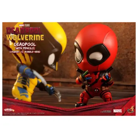 Marvel Cosbaby Wave 2 Wolverine & Deadpool w/Pencils Set termékfotó