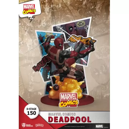 Marvel D-Stage Deadpool PVC Diorama szobor figura 16 cm termékfotója