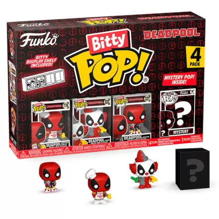 Deadpool Bitty Funko POP! Vinyl Figure 4-Pack Master 2,5 cm termékfotója