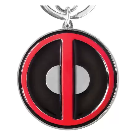 Marvel Deadpool Logo fém kulcstartó termékfotója