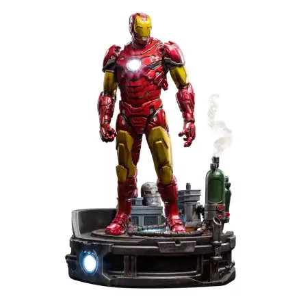 Marvel Deluxe Art Scale1/10 Iron Man Unleashed szobor figura 23 cm termékfotója