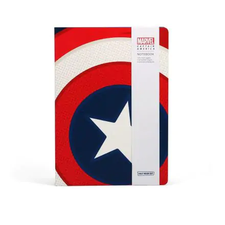 Marvel Flex Captain America's Shield A5 jegyzetfüzet termékfotó