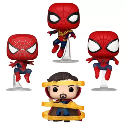 Marvel Funko POP! Movies Vinyl figura Spider-Man No way Home S3 4 db-os csomag 9 cm termékfotó