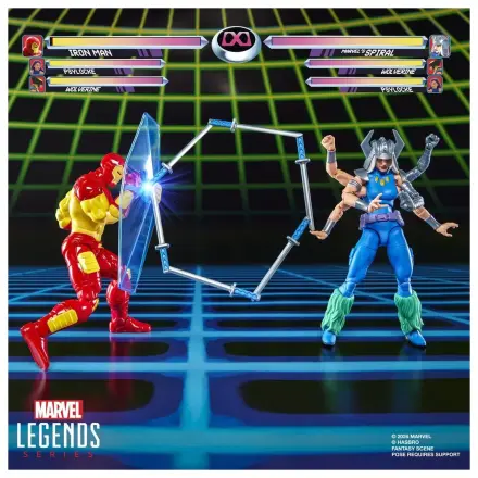 Marvel Games Iron Man Vs Marvels Spiral 2db-os figura csomag 15cm termékfotó