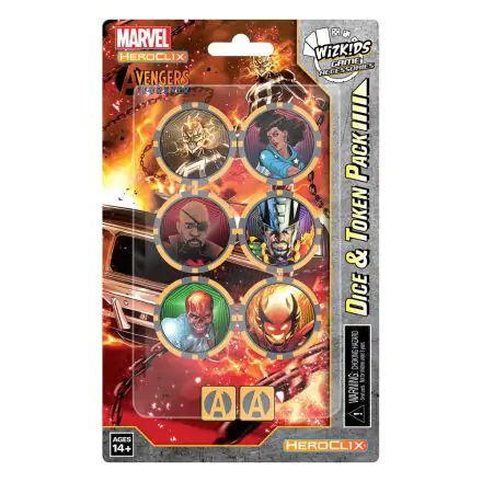Marvel HeroClix: Avengers Forever Ghost Rider dobókocka és token csomag termékfotó