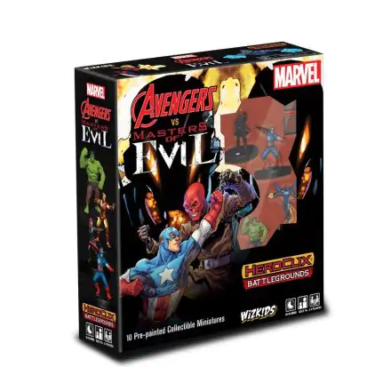 Marvel HeroClix Battlegrounds: Avengers vs Masters of Evil Angol nyelvű termékfotó