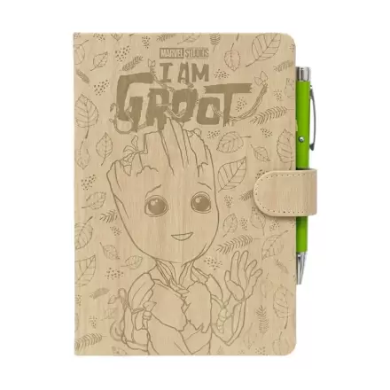 Marvel I Am Groot A5 jegyzetfüzet és projektoros toll termékfotó