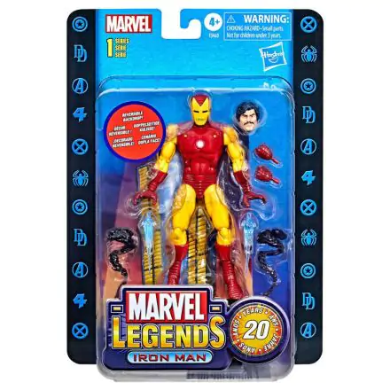 Marvel Legends 20th Anniversary Series 1 2022 Iron Man akciófigura 15 cm termékfotója