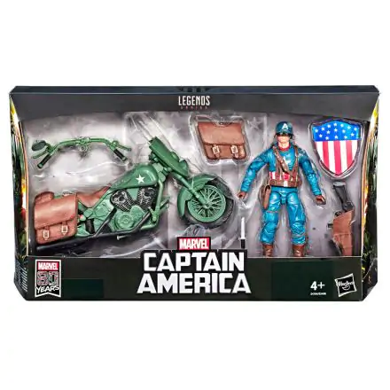 Marvel Legends Amerika Kapitány figura és jármű csomag termékfotó