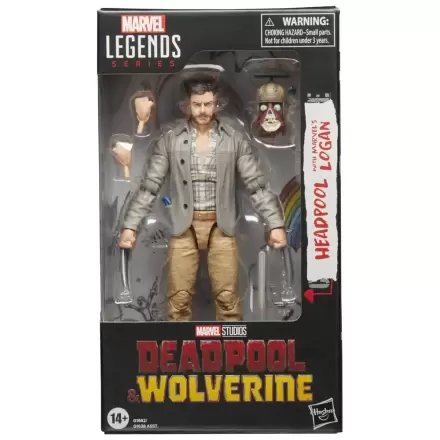 Marvel Legends Series Deadpool & Wolverine - Headpool with Marvels Logan figura 15cm termékfotója