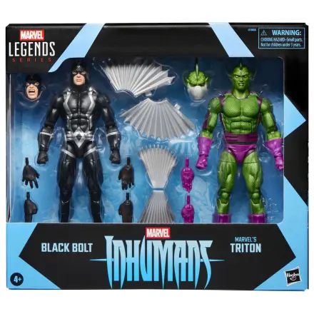 Marvel Legends Series Inhumans Black Bolt & Triton 2db-os figura csomag 15cm termékfotó