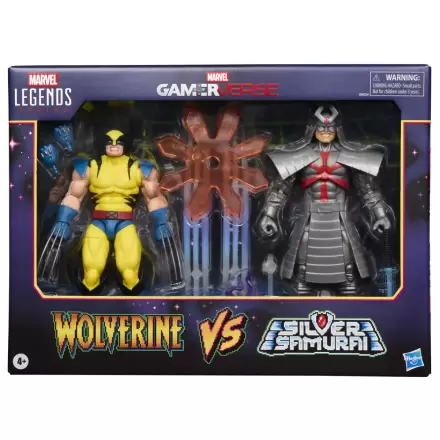 Marvel Legends Wolverine & Silver Samurai Gameverse 2db-os figura csomag 15cm termékfotó