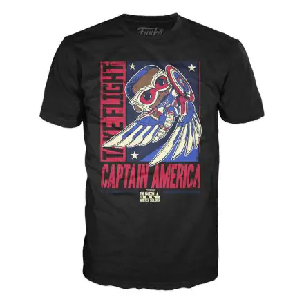 Marvel Loose Funko POP! Tees Falcon Propoganda Poster póló termékfotó