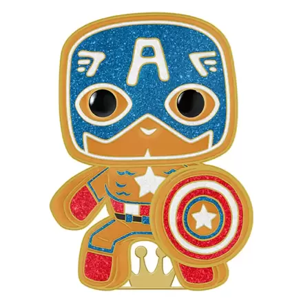 Marvel Loungefly Funko POP! Enamel Pin Captain America 10 cm termékfotó