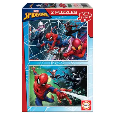 Marvel Pókember puzzle 2x100db-os termékfotója