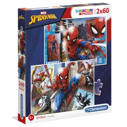 Marvel Pókember puzzle 2x60db-os termékfotója