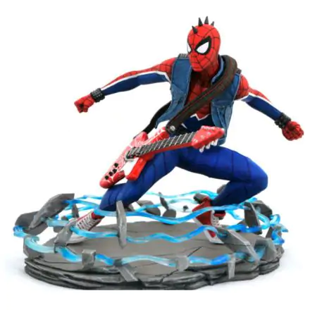 Marvel Pókember Spider-Punk szobor figura 18cm termékfotója