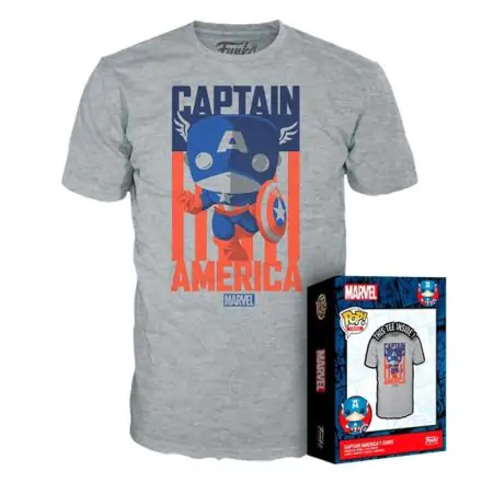 Marvel POP! Tees Amerika Kapitány póló termékfotó