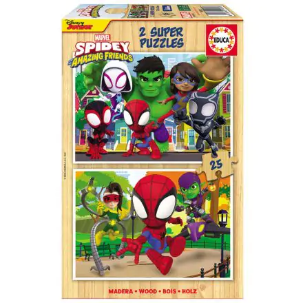 Marvel Spidey Amazin Friends puzzle 2x25db-os termékfotója