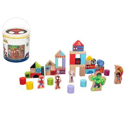 Marvel Spidey Amazing Friends fakocka játék csomag 50db-os termékfotó