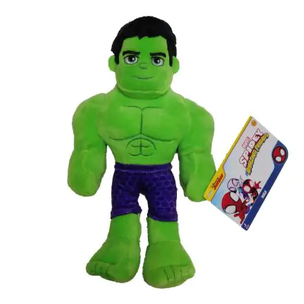 Marvel Spidey Amazing Friends Hulk plüss figura 23 cm termékfotó