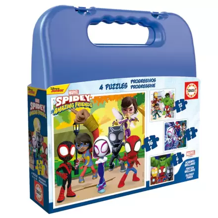 Marvel Spidey Amazing Friends puzzle 6-9-12-16db-os termékfotója