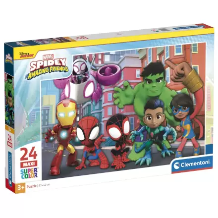 Marvel Spidey and His Amazing Friends maxi puzzle 24db-os termékfotója