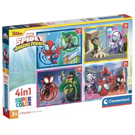 Marvel Spidey and His Amazing Friends puzzle 12-16-20-24db-os termékfotója