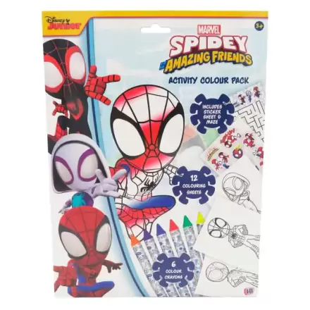 Marvel Spidey színezőkönyv és írószerek termékfotó