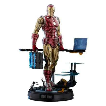 Marvel The Origins Collection Comic Masterpiece 1/6 Iron Man Deluxe Version akciófigura 33 cm termékfotó