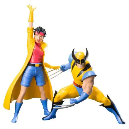 Marvel Universe ARTFX+ 1/10 Wolverine & Jubilee (X-Men '92) szobor figura csomag 16 cm termékfotó