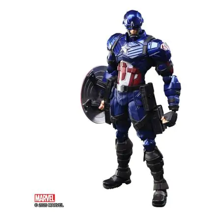 Marvel Universe Bring Arts Captain Amerika by Tetsuya Nomura akciófigura 16 cm termékfotó