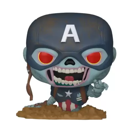 Marvel Zombies Funko POP! Marvel Vinyl figura Amerika Kapitány 9 cm termékfotó