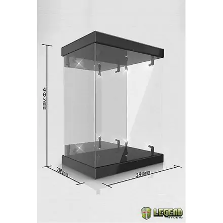 Master Light House Acrylic Display Case Lightning for 1/6 Action Figures (black) termékfotója