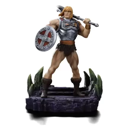 Masters of the Universe Art Scale 1/10 He-Man Battle Armor Version szobor figura 23 cm termékfotó