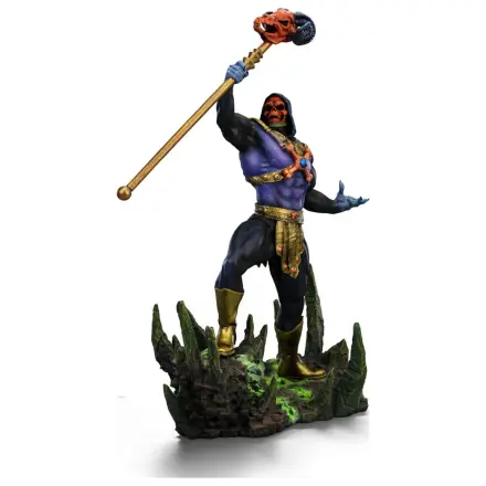 Masters of the Universe Art Scale 1/10 Skeletor Disco Ver. szobor figura 28 cm termékfotó