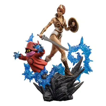 Masters of the Universe Deluxe Art Scale 1/10 Teela & Orko szobor figura 25 cm termékfotó