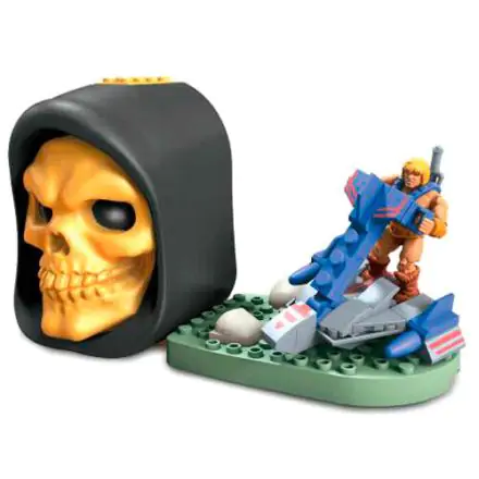 Masters of the Universe He-Man Jet Sled Mega Construx csomag figura 78db-os termékfotó