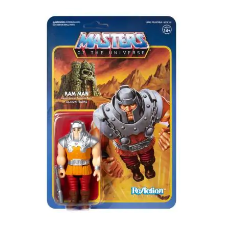 Masters of the Universe ReAction Ram Man (Mini Comic) akciófigura 10 cm termékfotó