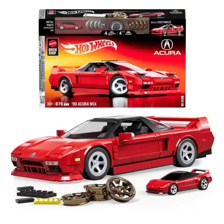 Mattel Brick Shop Hot Wheels Elite Series 1/16 '90 Acura NSX építőkészlet termékfotó