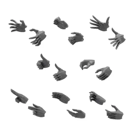 Megalomaria Unlimited Universe Ex Hand Unit Male Type A modell készlet kiegészítő csomag termékfotó
