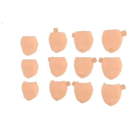 Megami Device M.S.G 08 1/1 Face Set Buster Doll Skin Color D kiegészítő csomag  termékfotó