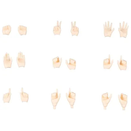 Megami Device M.S.G 09 1/1 Hand Set Skin Color A kiegészítő csomag  termékfotó