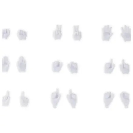 Megami Device M.S.G. 1/1 09 Hand Set Skin Color White Műanyag modell készlet kiegészítő csomag termékfotó