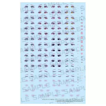 Megami Device M.S.G. 1/1 Desire Maiden Medic Eye Decal Set Műanyag modell készlet kiegészítő csomag termékfotó